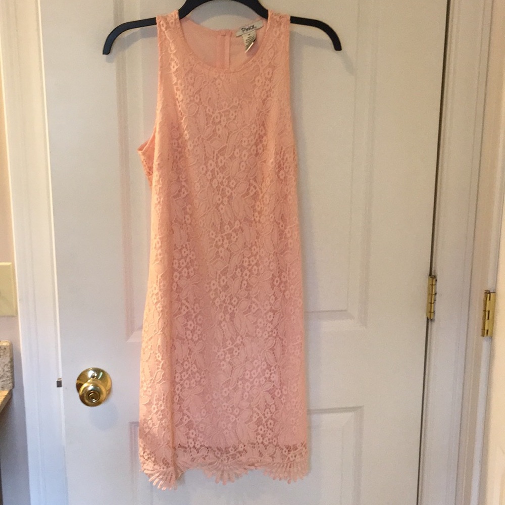 Pretty pink lace dress from Marshall’s